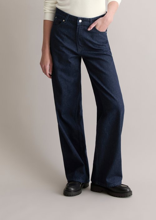 Jeans model Tomma wide — Dark Blue