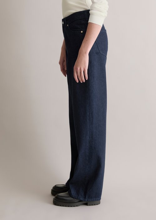 Jeans model Tomma wide — Dark Blue