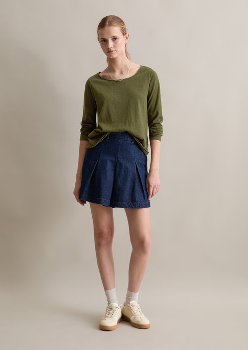 Longsleeve regular — Slate Green