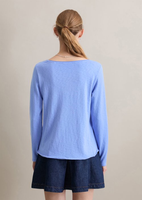 Longsleeve regular — Lake Blue