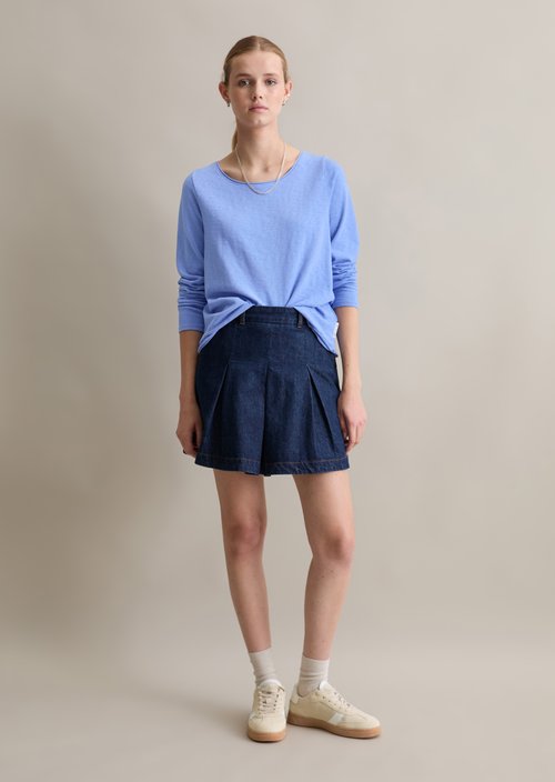 Longsleeve regular — Lake Blue