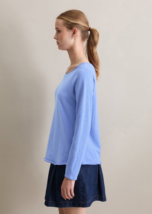 Longsleeve regular — Lake Blue