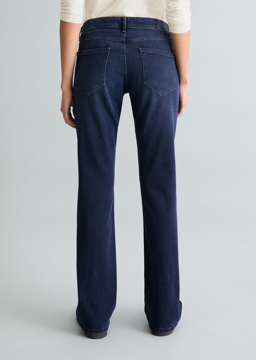 Jeans model Nella slim bootcut — Dark Blue (alternate view)
