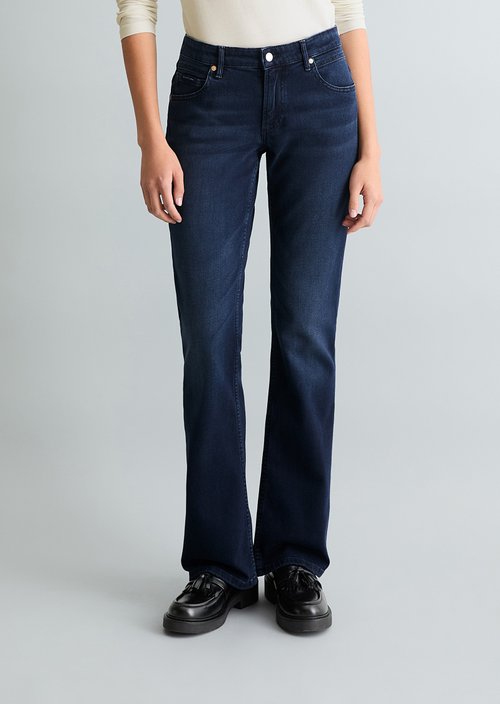 Jeans model Nella slim bootcut — Dark Blue