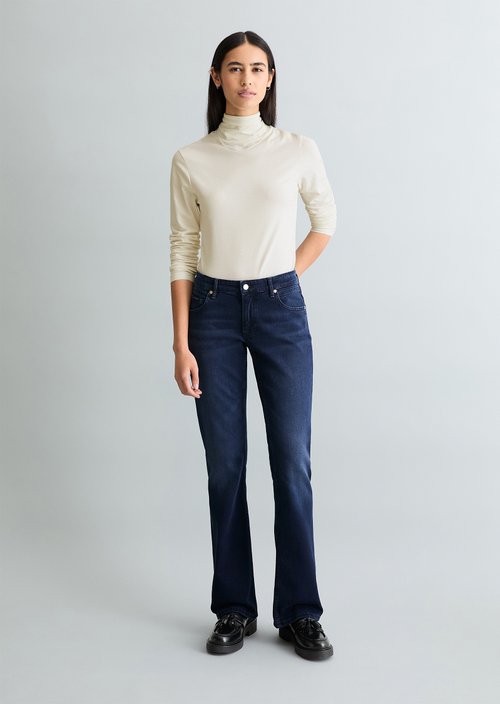Jeans model Nella slim bootcut — Dark Blue