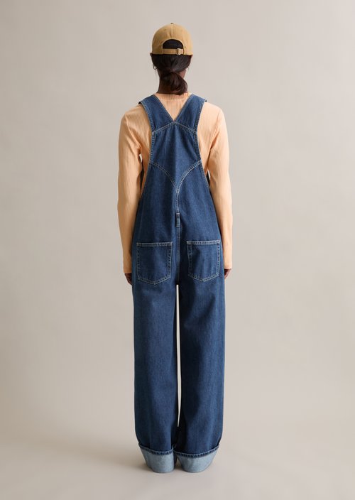 Dungarees relaxed — Dark Blue