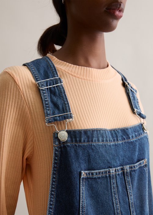 Dungarees relaxed — Dark Blue