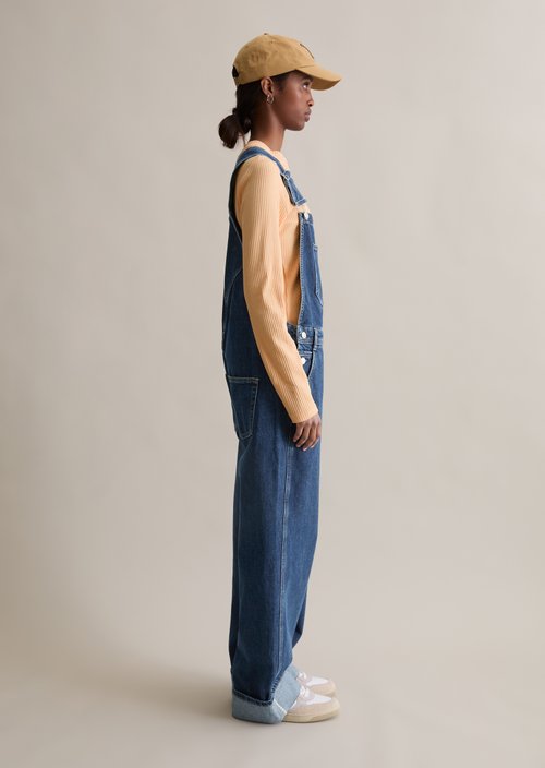 Dungarees relaxed — Dark Blue