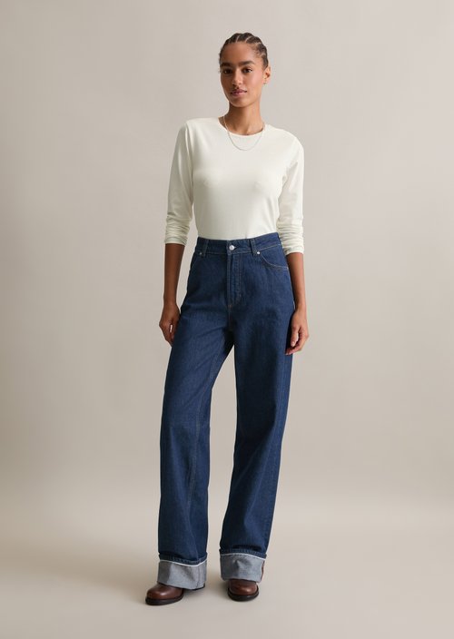 Jeans model Tomma wide — Dark Blue