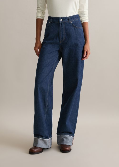 Jeans model Tomma wide — Dark Blue