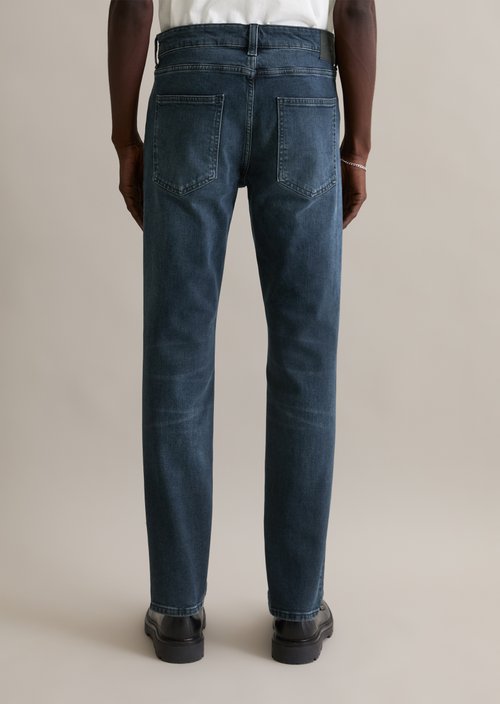 Jeans model Vidar slim — Dark Blue (alternate view)