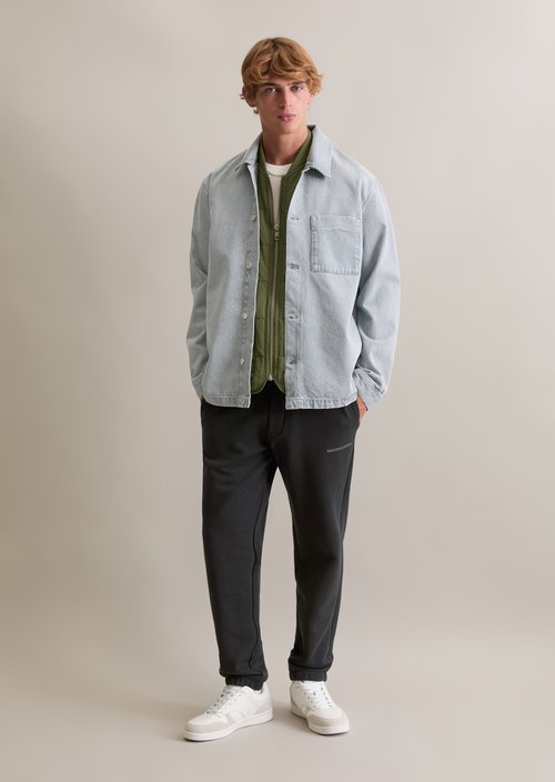 Denim overshirt — Light Grey