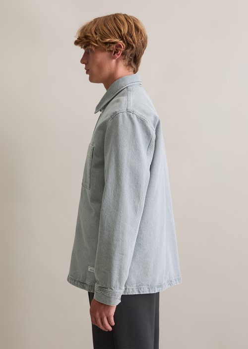 Denim overshirt — Light Grey