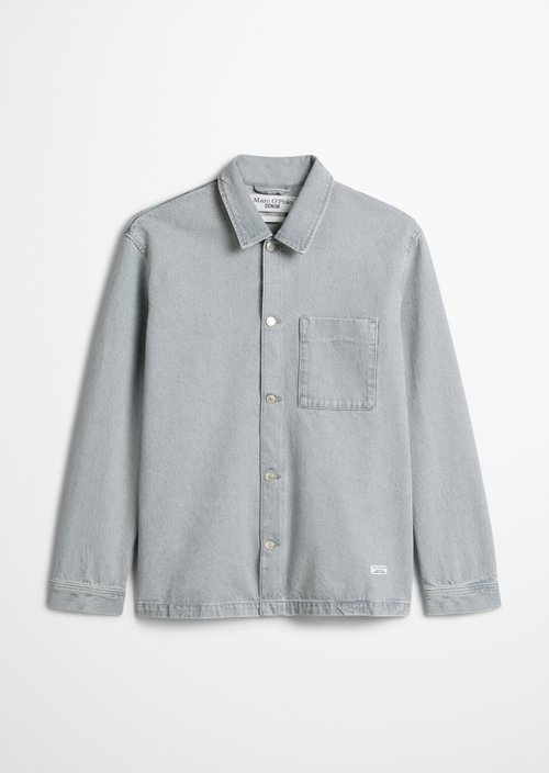 Denim overshirt — Light Grey