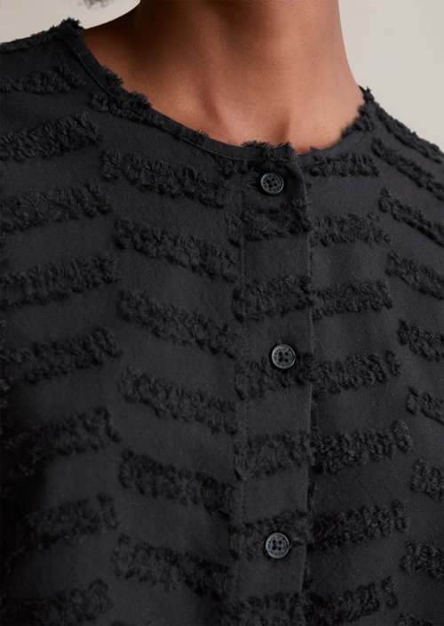 Relaxed blouse — Black