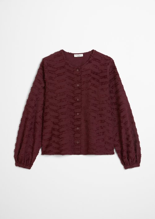 Relaxed blouse — Dark Maroon