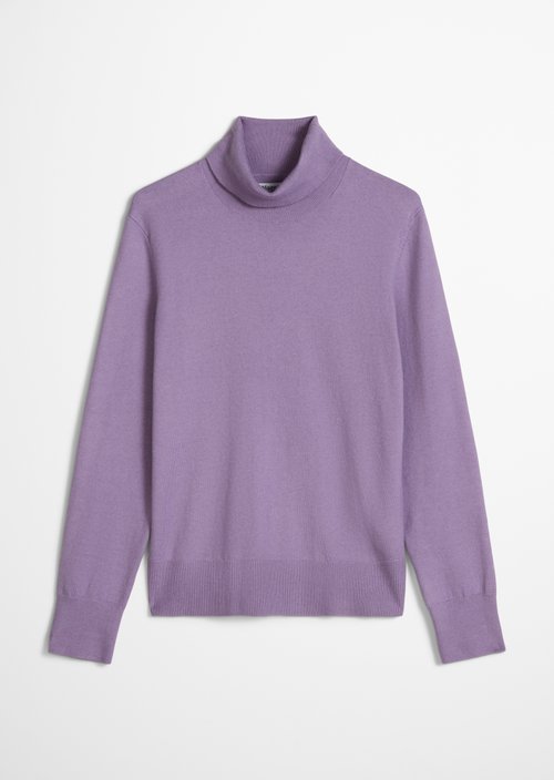 Regular turtleneck sweater — Lumi Lilac