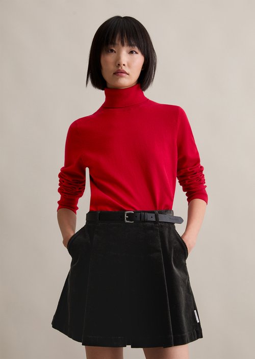 Regular turtleneck sweater — Red Mulberry