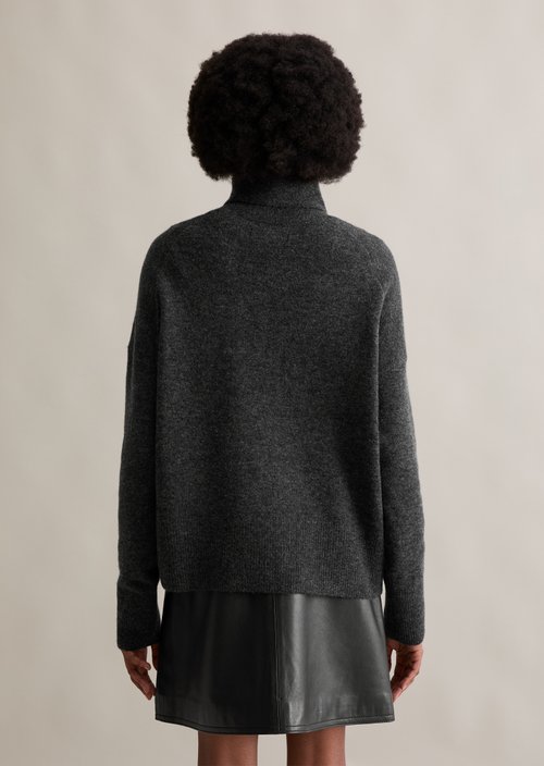 Regular turtleneck sweater — Anthra Melange