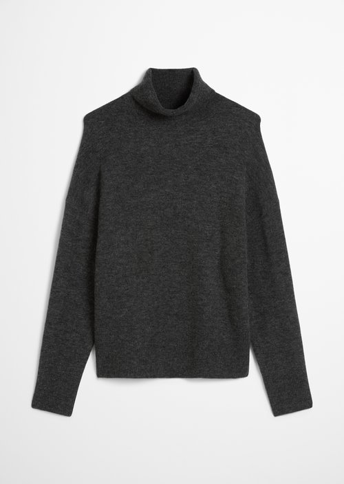 Regular turtleneck sweater — Anthra Melange
