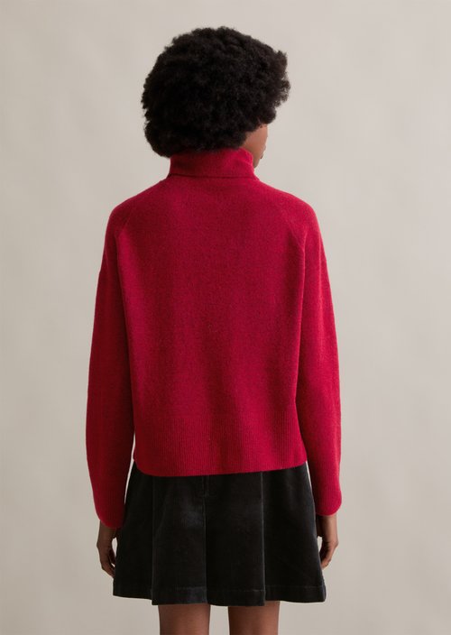 Regular turtleneck sweater — Red Mulberry
