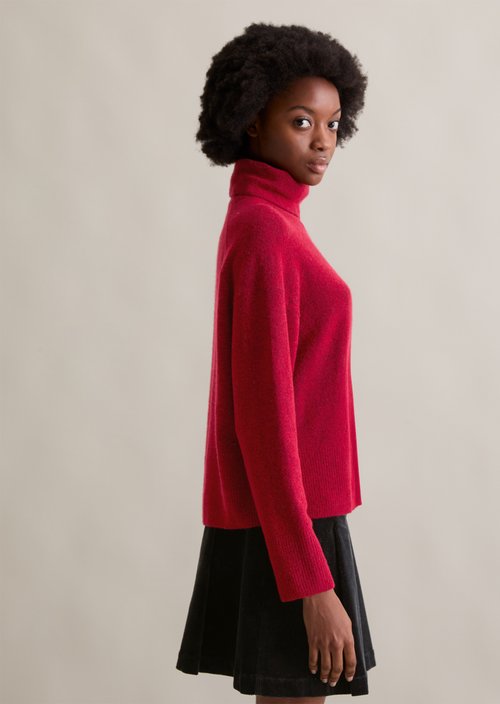 Regular turtleneck sweater — Red Mulberry