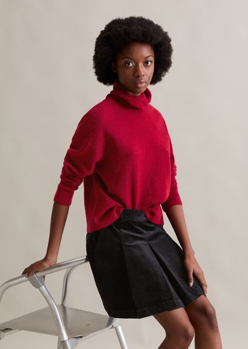 Regular turtleneck sweater — Red Mulberry