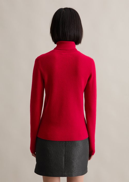 Turtleneck sweater slim — Red Mulberry