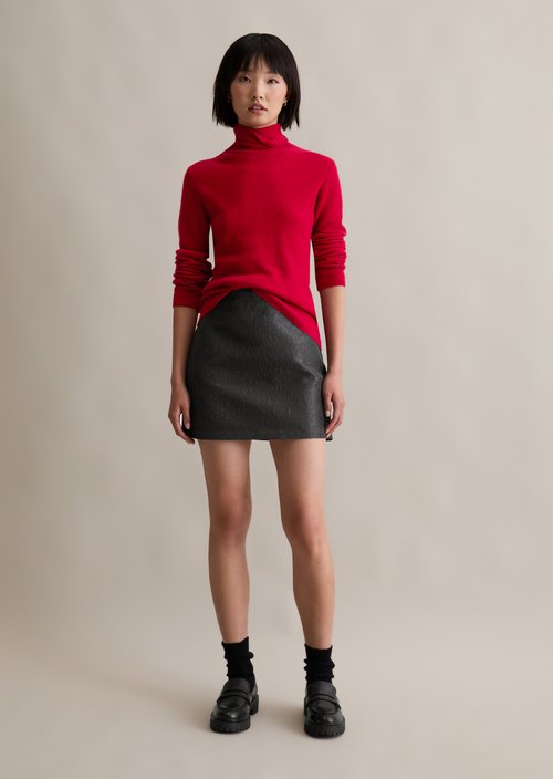Turtleneck sweater slim — Red Mulberry