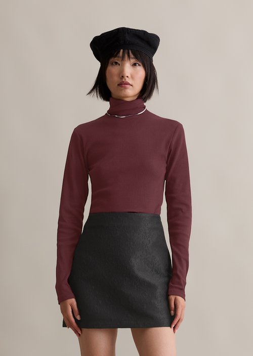 Mini skirt regular — Black