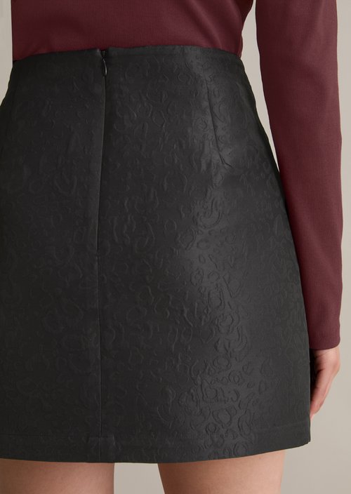 Mini skirt regular — Black
