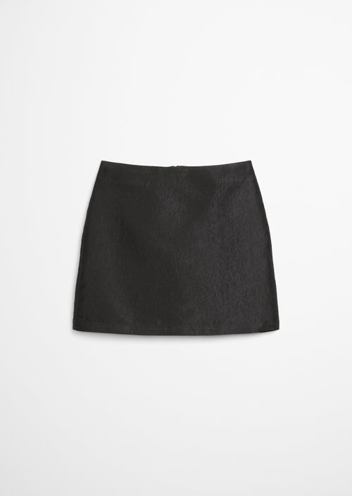 Mini skirt regular — Black