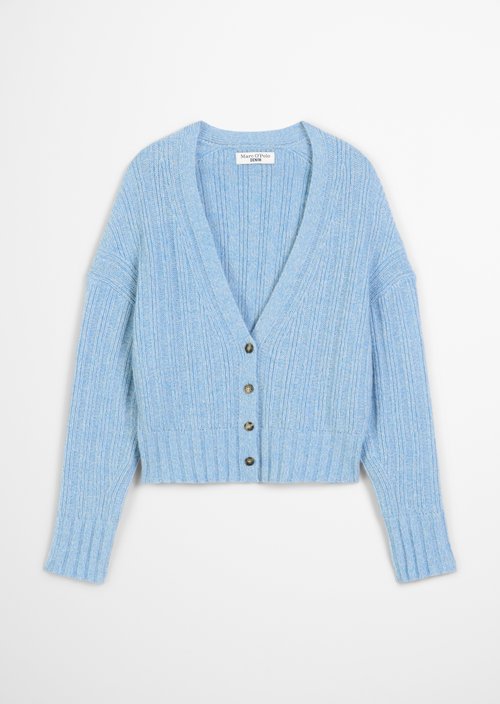 Relaxed cardigan — Medium Blue