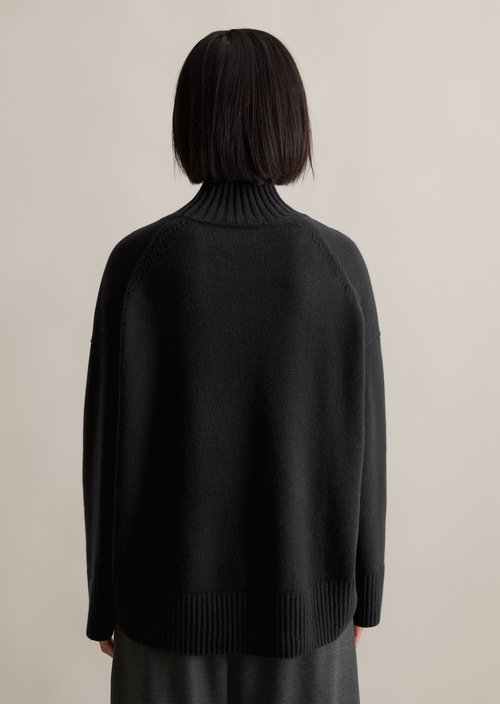Relaxed sweater — Black