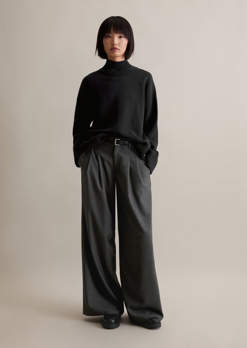 Relaxed sweater — Black