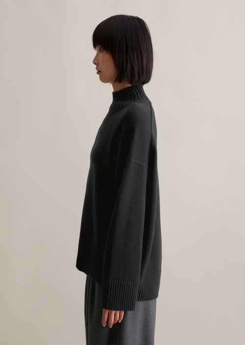 Relaxed sweater — Black