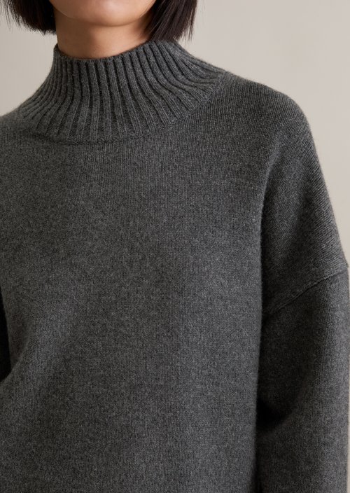Relaxed sweater — Anthra Melange