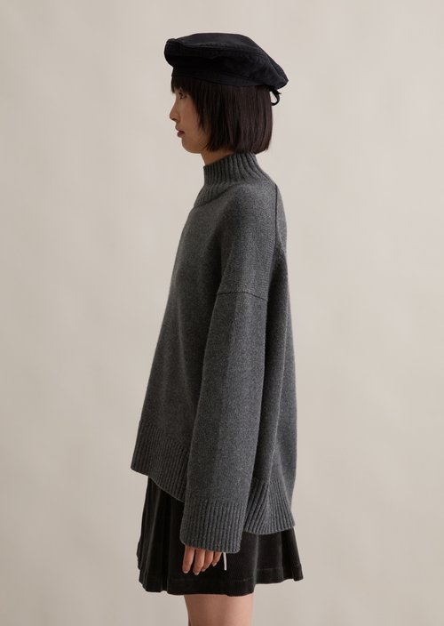 Relaxed sweater — Anthra Melange