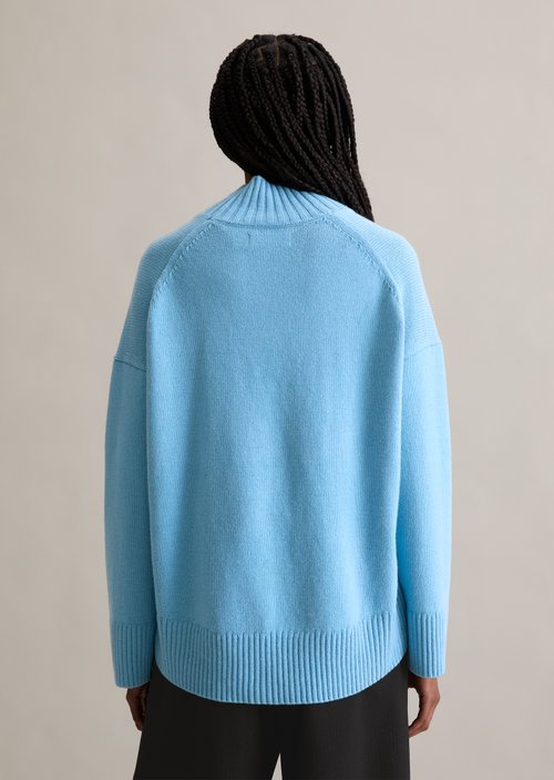 Relaxed sweater — Azure Sky