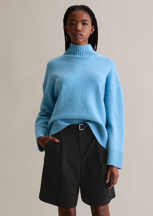 Relaxed sweater — Azure Sky