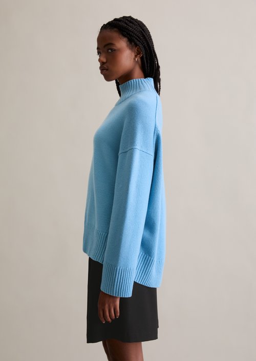 Relaxed sweater — Azure Sky