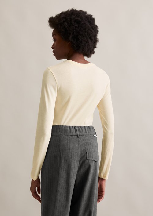 DfC longsleeve slim — White Blush