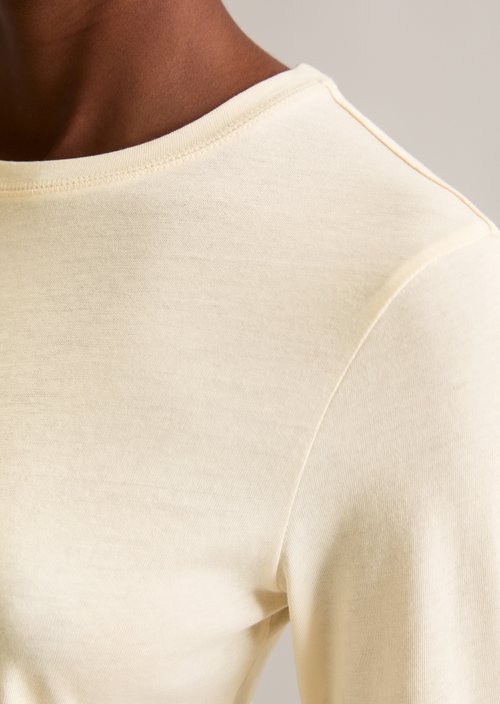 DfC longsleeve slim — White Blush