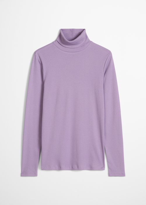 Turtleneck longsleeve slim — Lumi Lilac