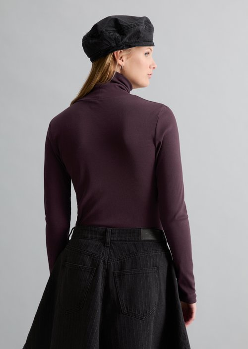 Turtleneck longsleeve slim — Rhubarb Jam