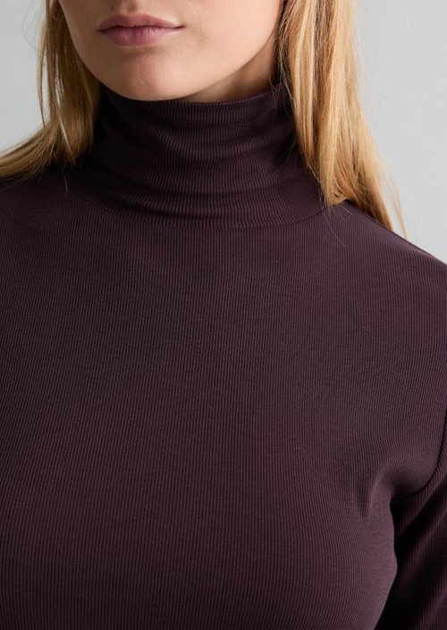 Turtleneck longsleeve slim — Rhubarb Jam