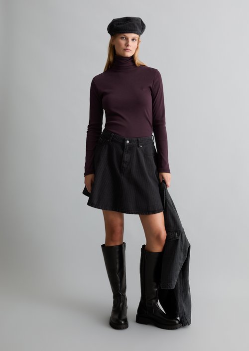 Turtleneck longsleeve slim — Rhubarb Jam