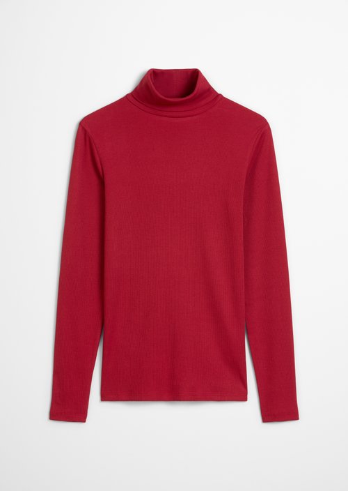 Turtleneck longsleeve slim — Red Mulberry