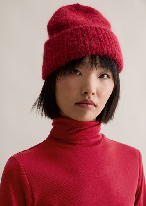 Turtleneck longsleeve slim — Red Mulberry