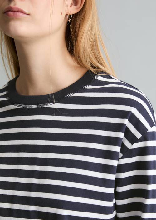 Regular de manga larga Dark Blue en vista detallada